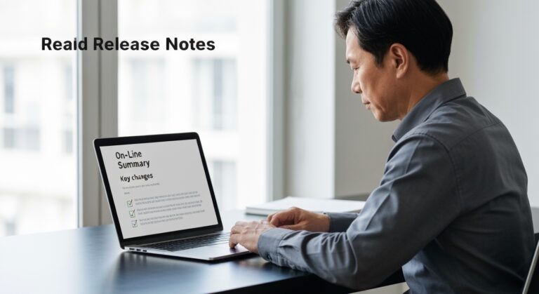 릴리즈노트, 왜 읽어도 남는 게 없을까? 1줄 요약 + 변경점 3개 + 체크리스트